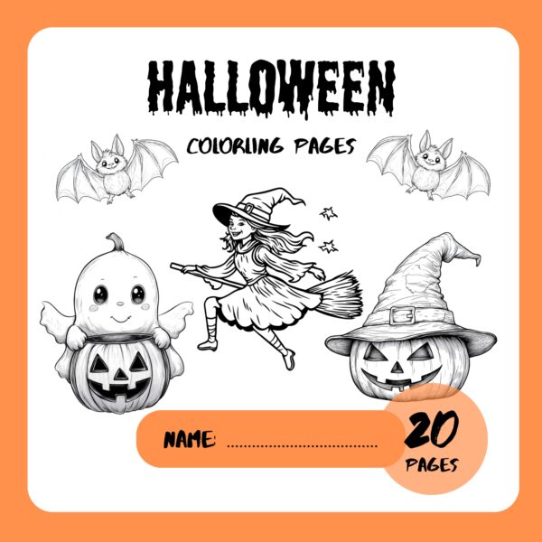 Halloween Coloring Pages for Kids