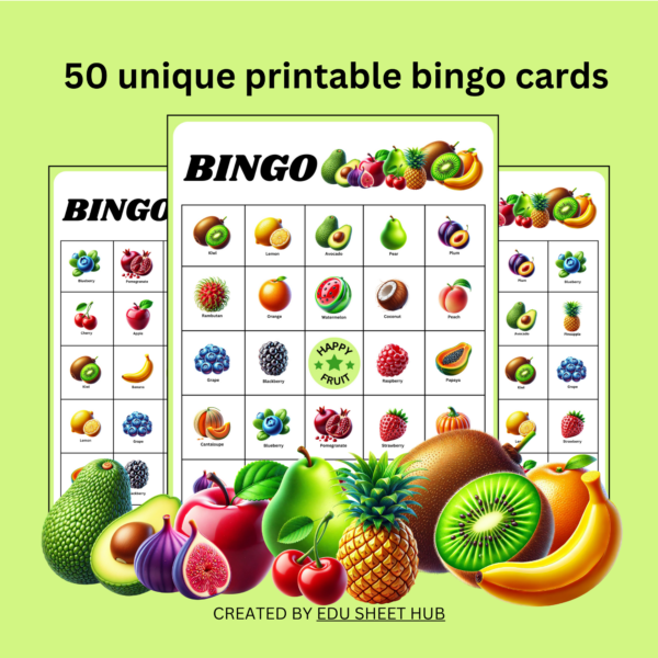 Fruit-Themed Bingo Game