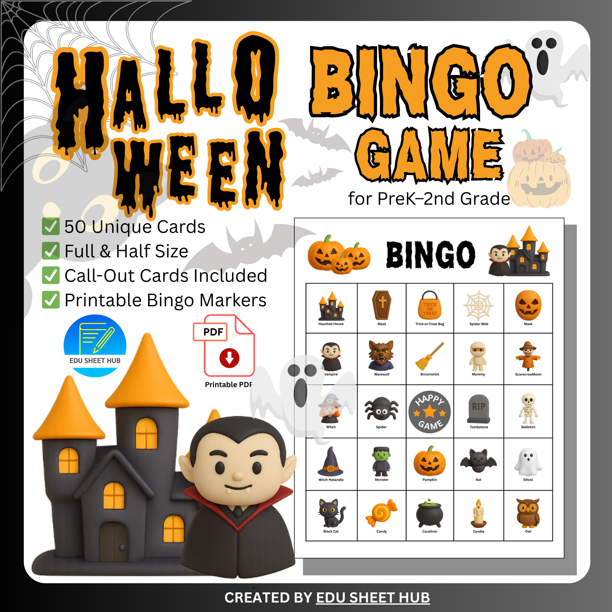 Halloween Bingo Game