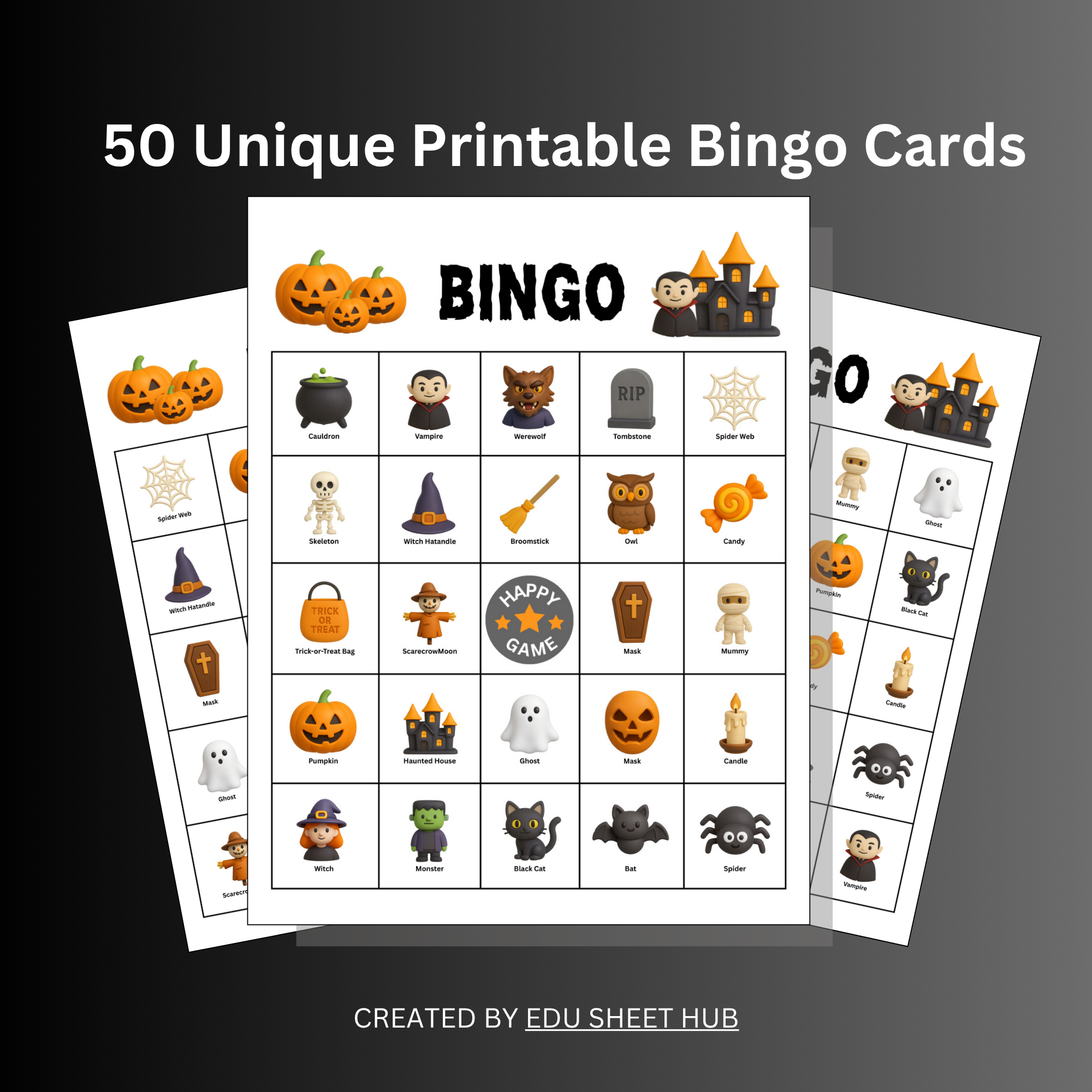 Halloween Bingo Game