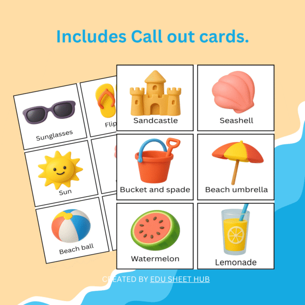 Summer Bingo Game