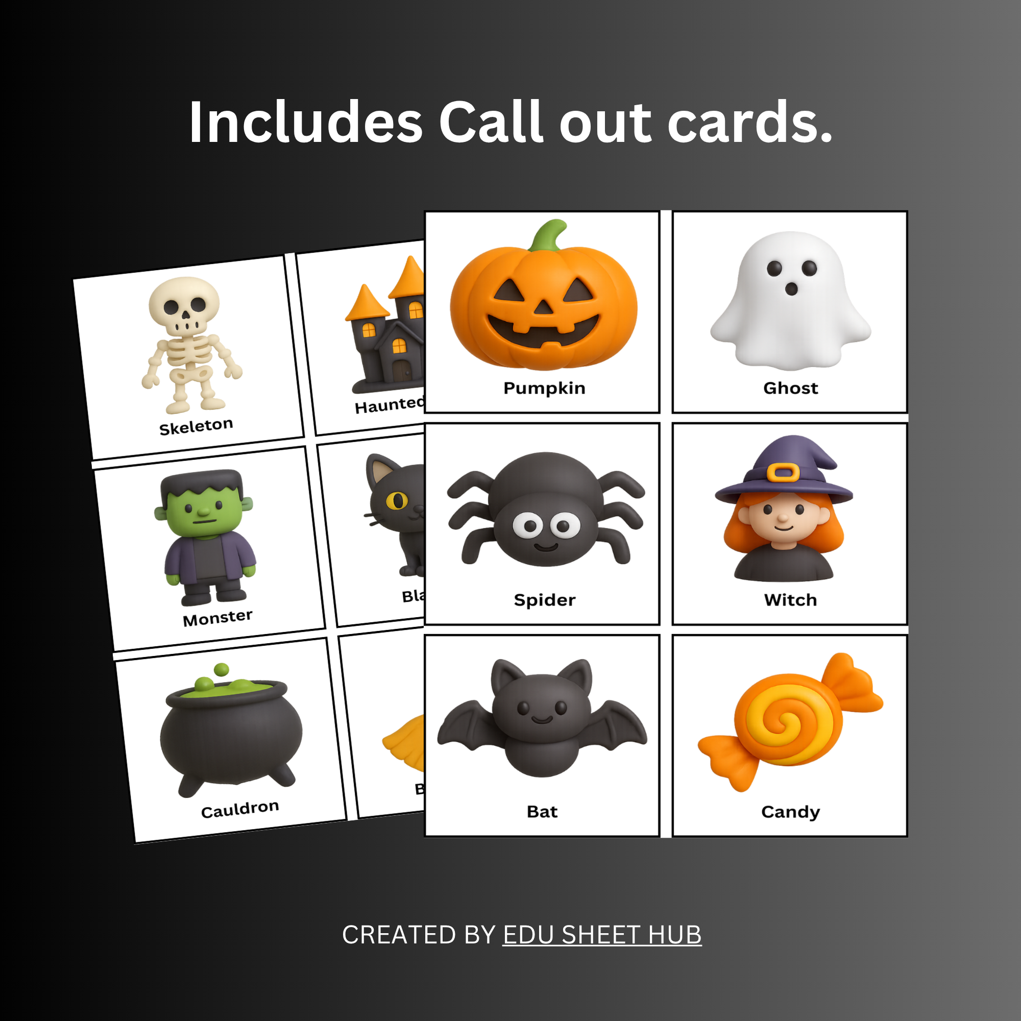 Halloween Bingo Game