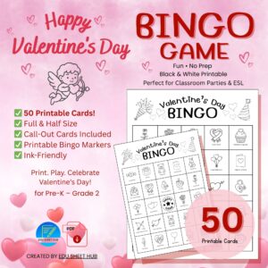 Valentine’s Day Bingo Game