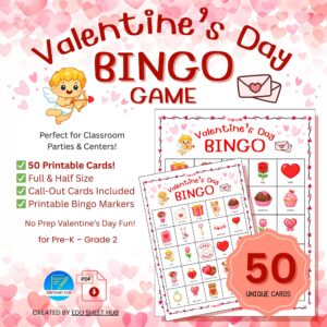 Valentine’s Day Bingo Game