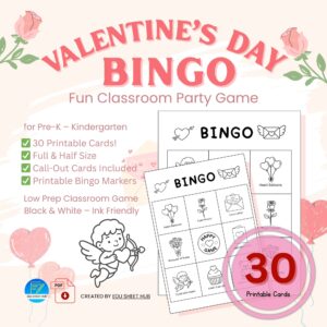 Valentine’s Day Bingo Game