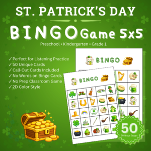 St Patrick Day Bingo Game