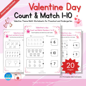 Count and Match Numbers 1 to 10