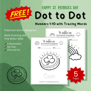 St Patrick’s Day Dot to Dot