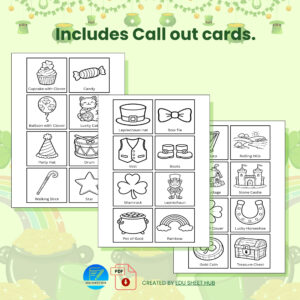 St Patrick Day Bingo Game