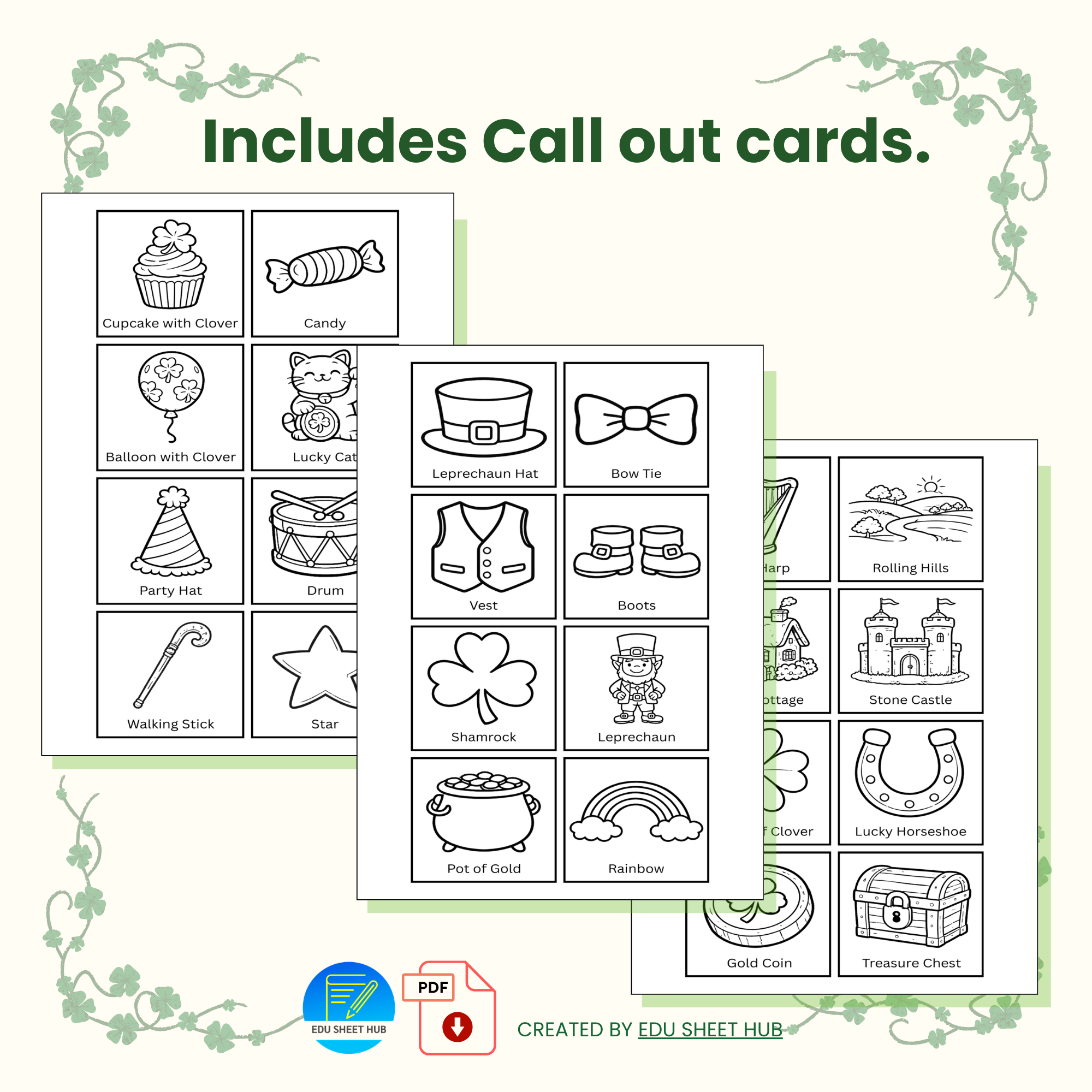 St Patrick Day Bingo Game